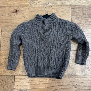 GAP Kids Chunky Fisherman Style
Cable Knit Sweater - Dark Brown